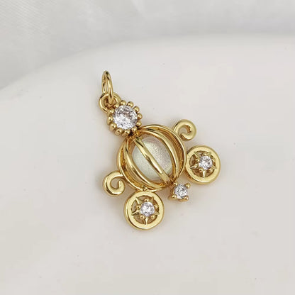 Golden Muse Charm Pendants – Personalized Sparkle with a Playful Twist